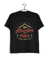 Wanderlust Travel Travel The Mountains are Calling Custom Printed Graphic Design T-Shirt for Women